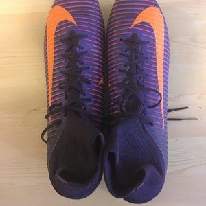 Nike Men's Mercurial Soccer Cleats Orange/Purple
